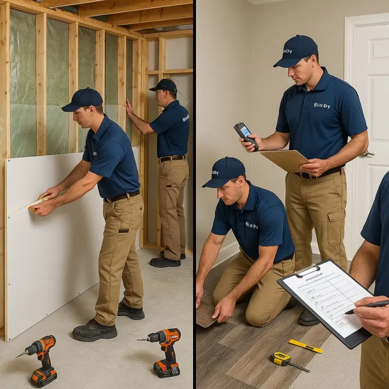 Repairs and Reconstruction process in Mayville, ND